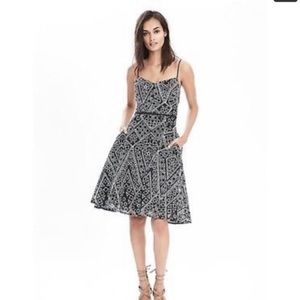 NWT Banana Republic geometric cutout dress